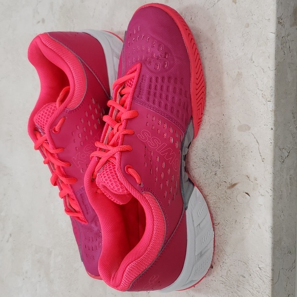 K-Swiss sneakers men's 5.5 women's 7.5 Pink and coral Flow Coolsystem Dura Wrap - Picture 6 of 16